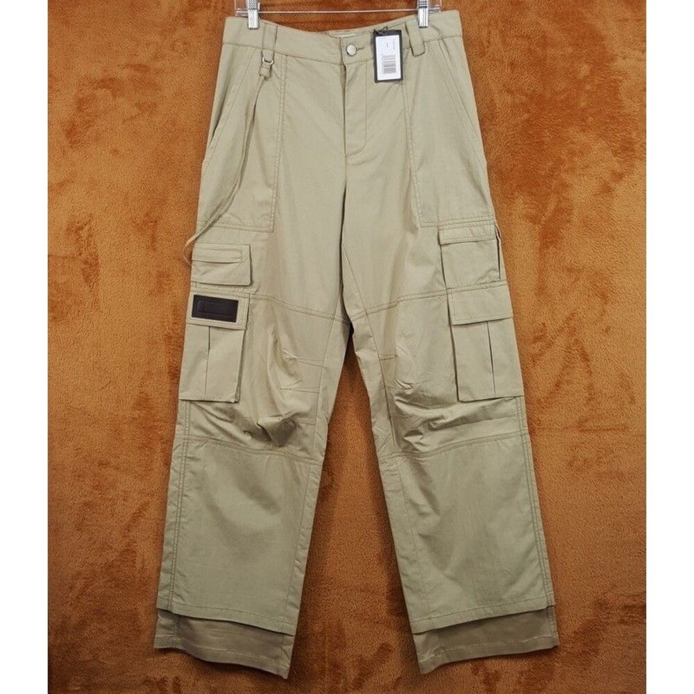 CARRER Pants Mens XS Tan Straight Leg COBALT CARGO $294